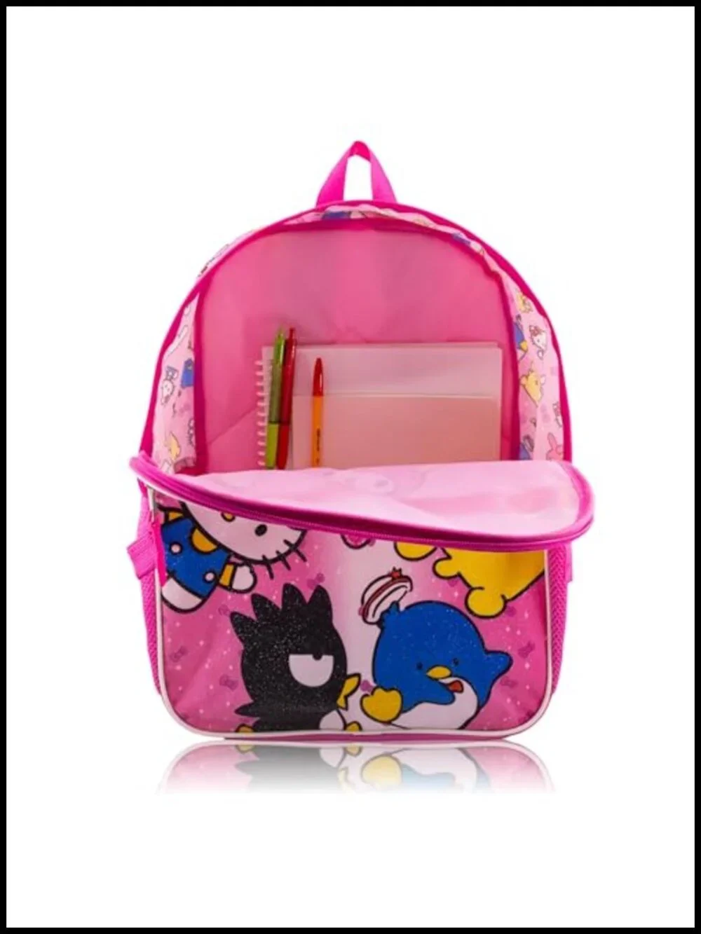 Hello Kitty Kids Backpack Set with Insulated Lunch Bag, Water Bottle, Headphones